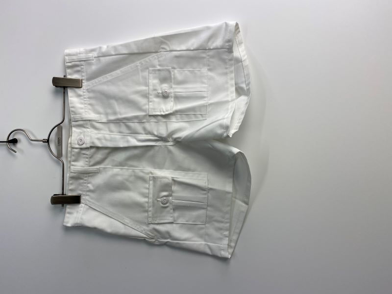 90s-00s UNIVERSAL OVERALL White Work Shorts (Deadstock / Size 32)
