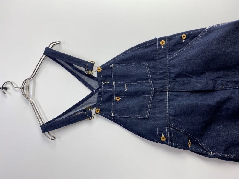 50s-70s UNIVERSAL OVERALL Indigo Denim Overalls (Mint Condition / Size Free)