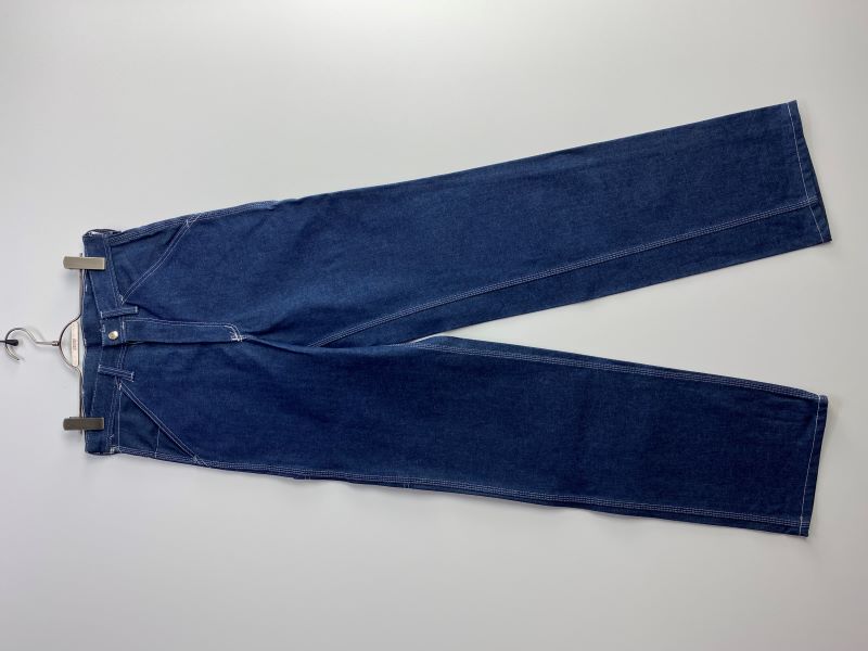 80s-90s UNIVERSAL OVERALL Stone Cutter Indigo Denim Painter Pants (Deadstock / W28 L34)