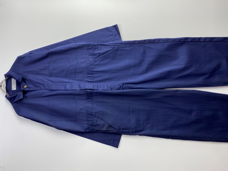 70s-80s UNIVERSAL OVERALL Stone Cutter Navy HBT All-In-One (Good Condition/ Size 48)